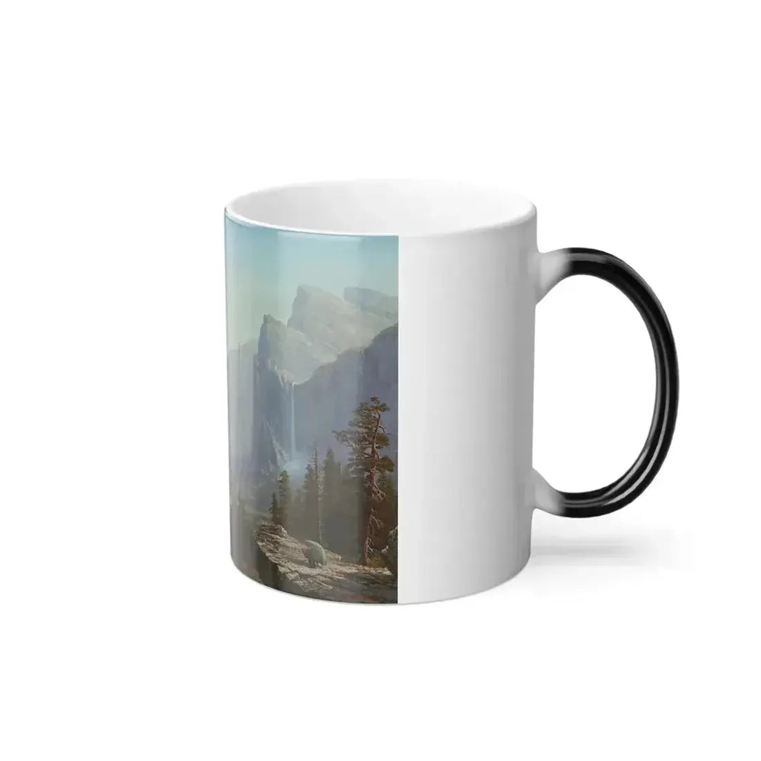 Albert Bierstadt (1830-1902) Yosemite - Oil on Canvas c1875 - Color Changing Mug 11oz - Go Mug Yourself