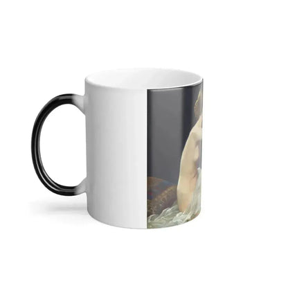 Albert Henry Collings (1858-1947) The Goldfish Bowl - Oil on canvas c1907 - Color Changing Mug 11oz - Go Mug Yourself