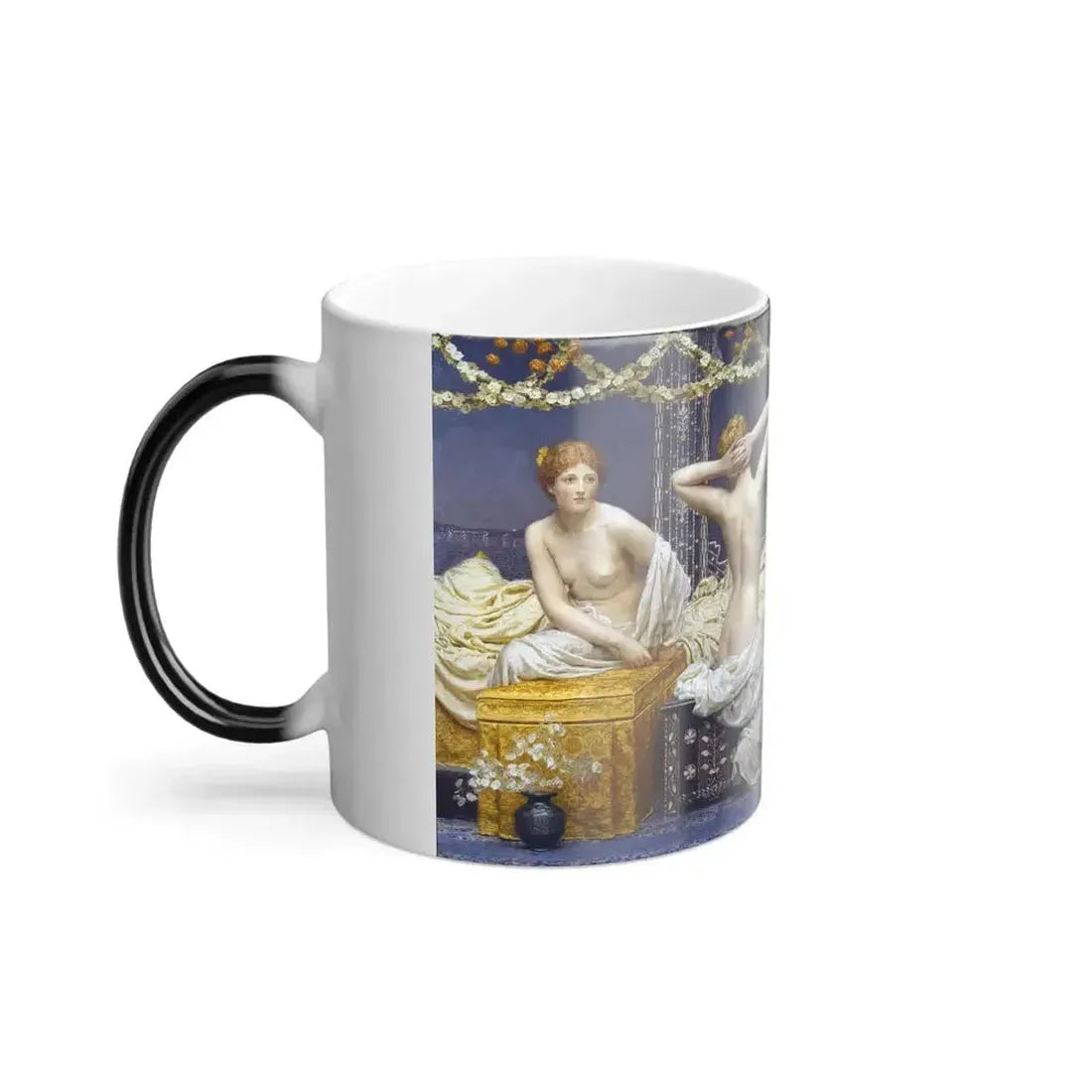 Albert Joseph Moore (1848-1893) A Summer Night - Oil on Canvas c1887 - Color Changing Mug 11oz - Go Mug Yourself