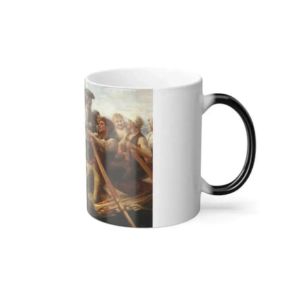 Albert Lynch (1851-1912) The Jolly Boat - Color Changing Mug 11oz - Go Mug Yourself