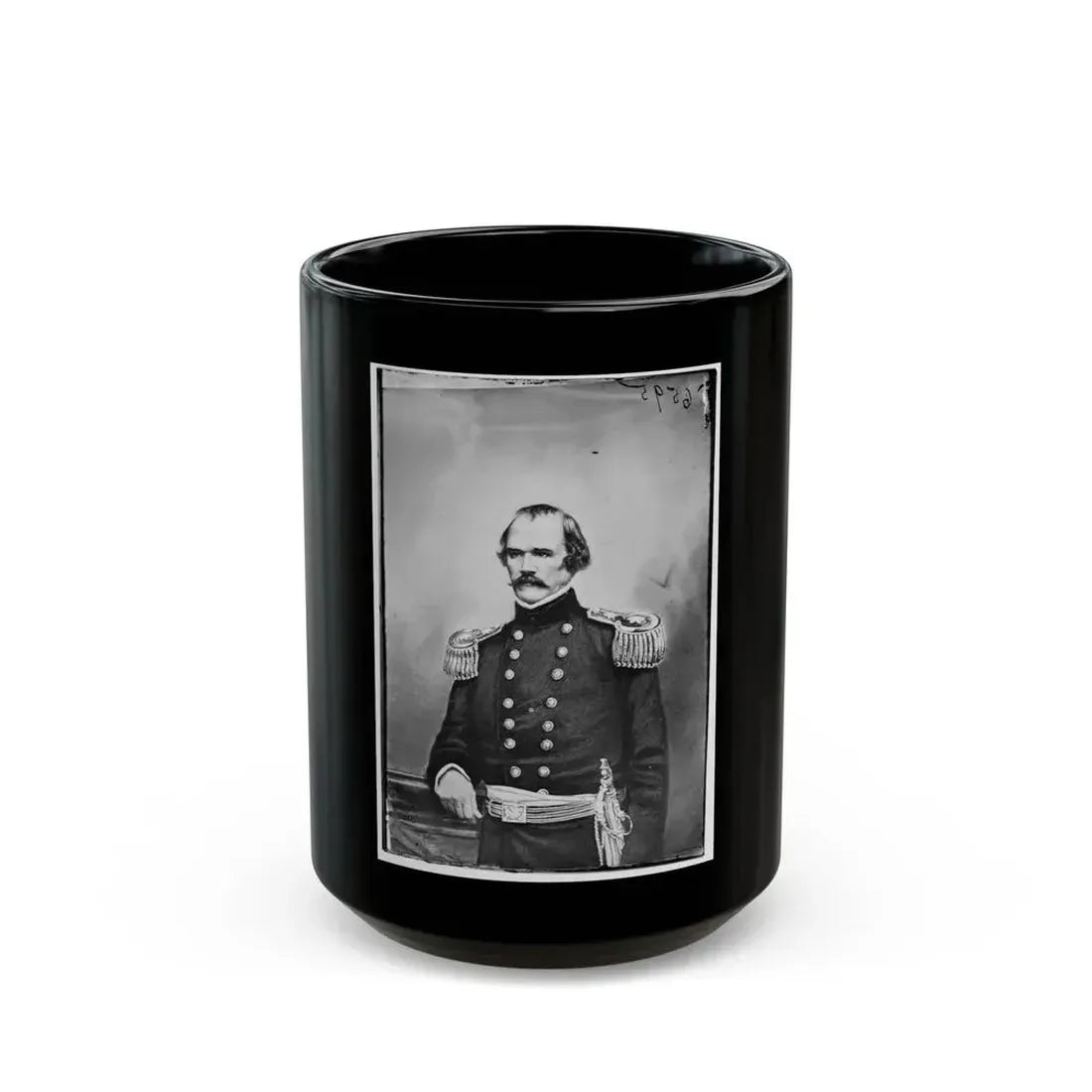 Albert Sidney Johnston(2) (U.S. Civil War) Black Coffee Mug 15oz - Go Mug Yourself