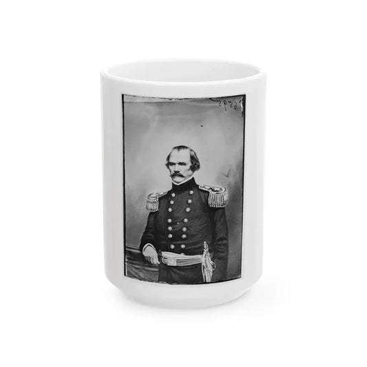 Albert Sidney Johnston(2) (U.S. Civil War) White Coffee Mug 15oz - Go Mug Yourself