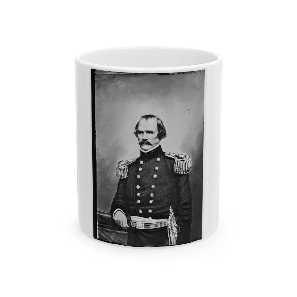 Albert Sidney Johnston (U.S. Civil War) White Coffee Mug-11oz-Go Mug Yourself