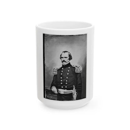 Albert Sidney Johnston (U.S. Civil War) White Coffee Mug-15oz-Go Mug Yourself