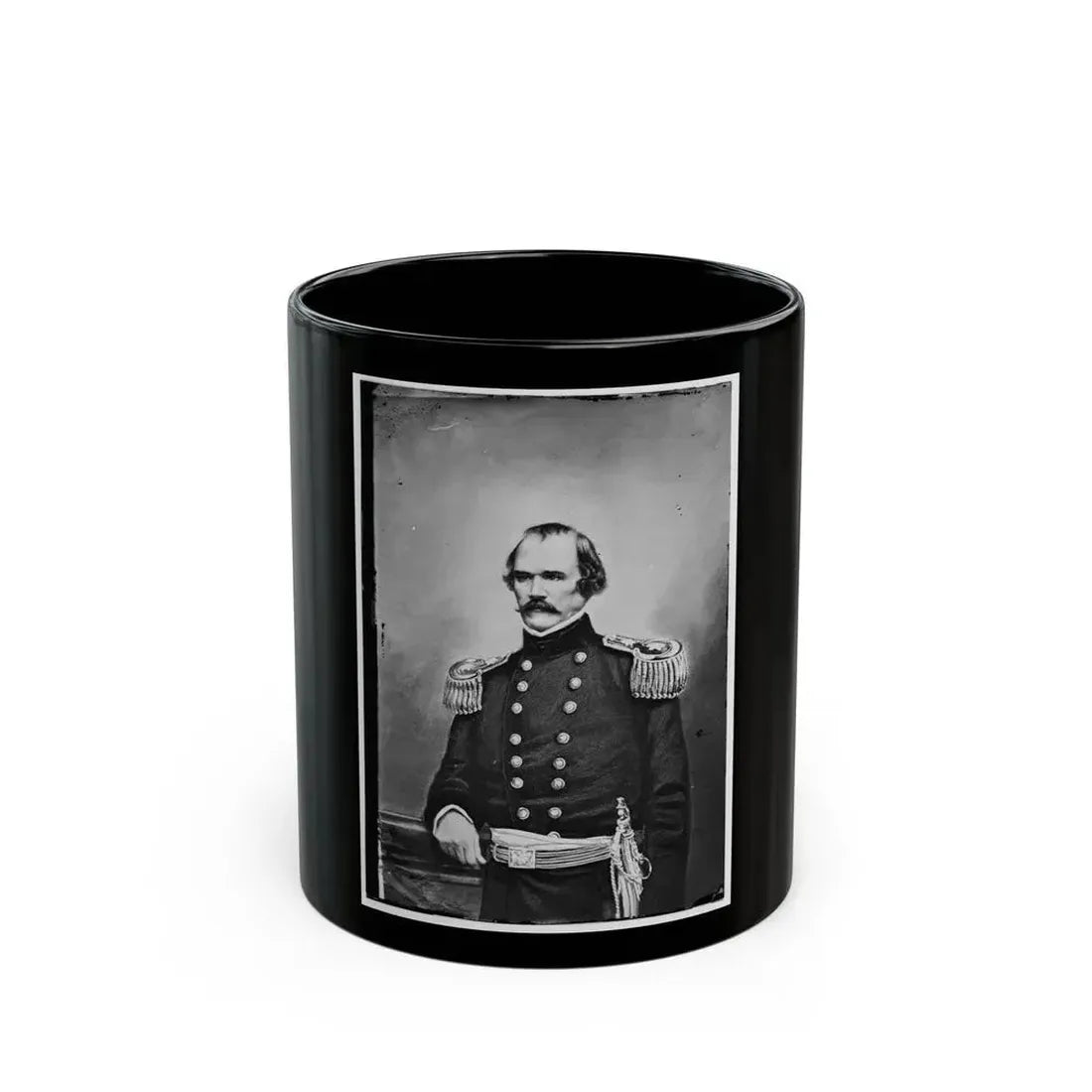 Albert Sidney Johnston (U.S. Civil War) Black Coffee Mug 11oz - Go Mug Yourself