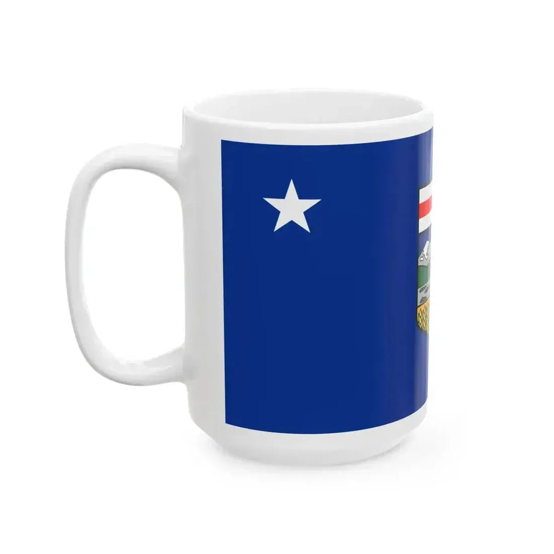 Albertan secessionist flag 2023 (Canada) White Coffee Mug - Go Mug Yourself