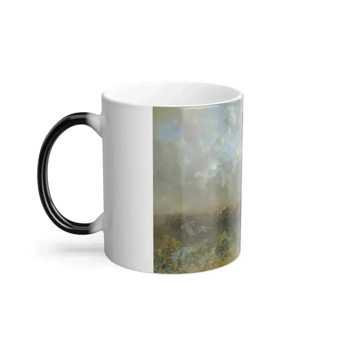 Alberto Pasini (1826-1899) The Rout - oil on canvas 1884 - Color Changing Mug 11oz - Go Mug Yourself