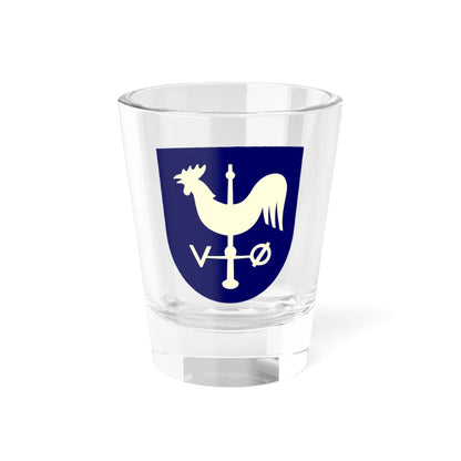 Albertslund Kommune coa (Denmark) (Coat of Arms) Shot Glass 1.5oz 1.5oz - Go Mug Yourself
