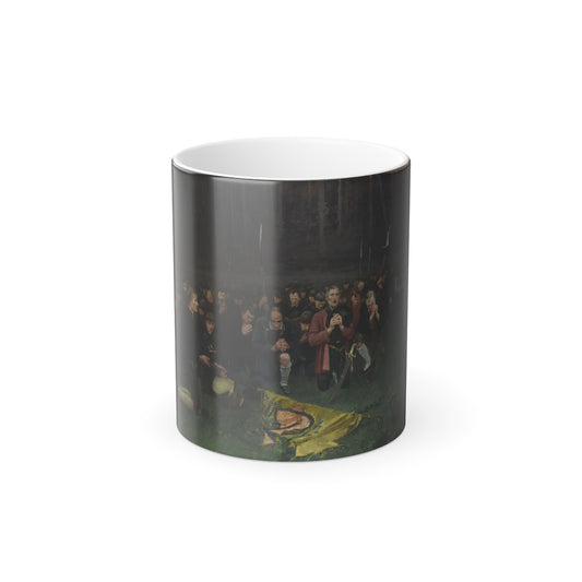 Albin Egger-Lienz (1868-1926) Ave Maria nach der Schlacht am Bergisel (Prayer after the Battle of Bergis-0 - Color Changing Mug 11oz-11oz-Go Mug Yourself