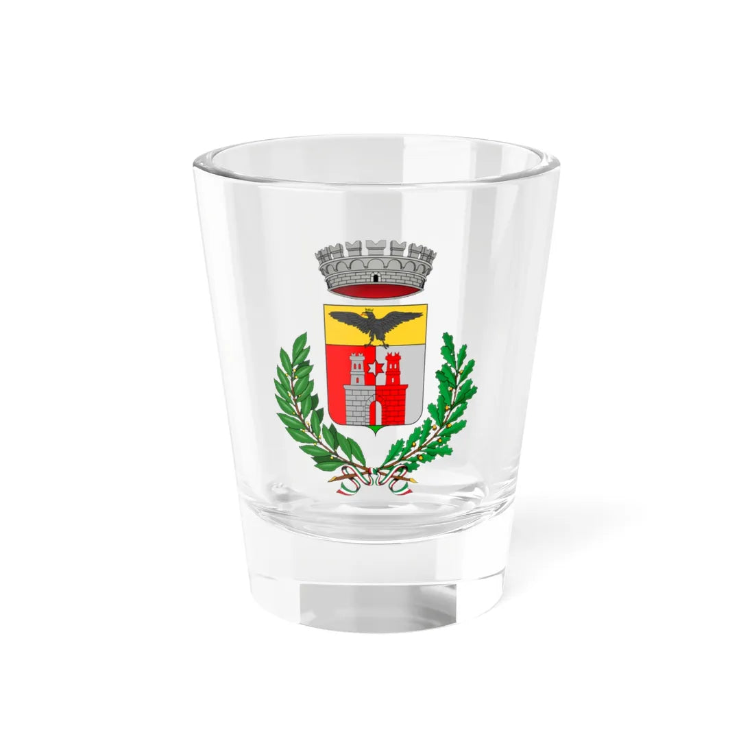 Albizzate-Stemma (Italy) (Coat of Arms) Shot Glass 1.5oz 1.5oz - Go Mug Yourself
