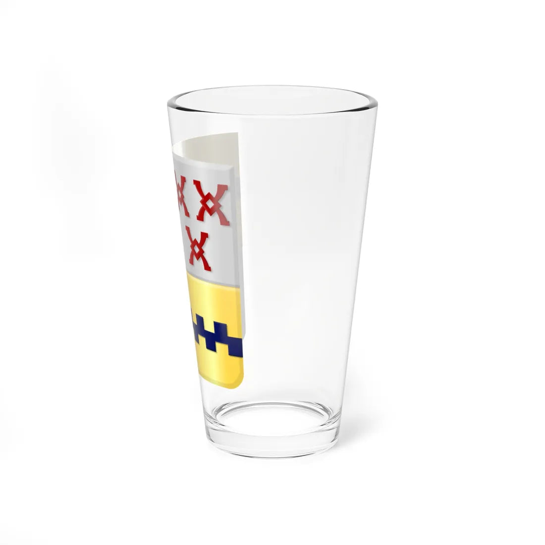 Albrandswaard en Kijvelanden wapen (Netherlands) (Coat of Arms) Pint Glass 16oz - Go Mug Yourself
