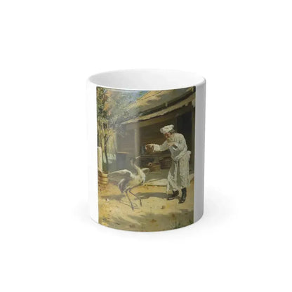 Aleksandr Makovsky (1869-1924) Dancing Crane - Color Changing Mug 11oz 11oz - Go Mug Yourself