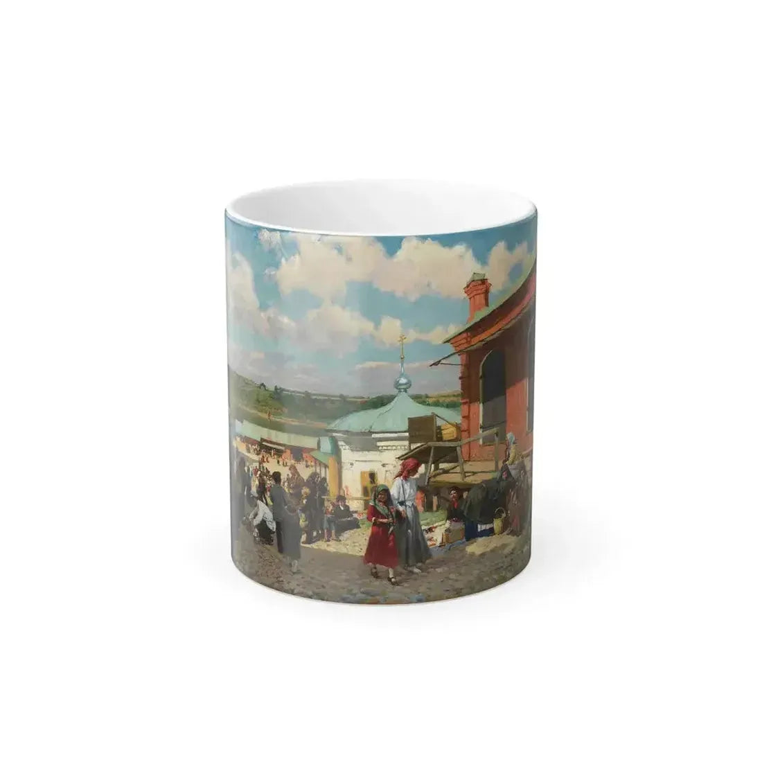 Aleksandr Makovsky (1869-1924) View of Plios 1918 - Color Changing Mug 11oz 11oz - Go Mug Yourself