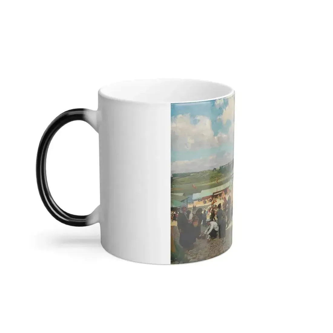 Aleksandr Makovsky (1869-1924) View of Plios 1918 - Color Changing Mug 11oz - Go Mug Yourself