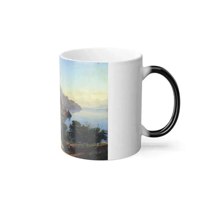 Alessandro La Volpe (1820-1887) Vue d'Amalfi - Color Changing Mug 11oz - Go Mug Yourself