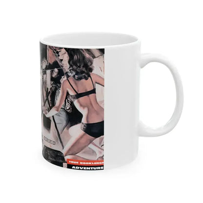Aleutian Invasion, Male magazine, 1960 - White Coffee Mug - Go Mug Yourself
