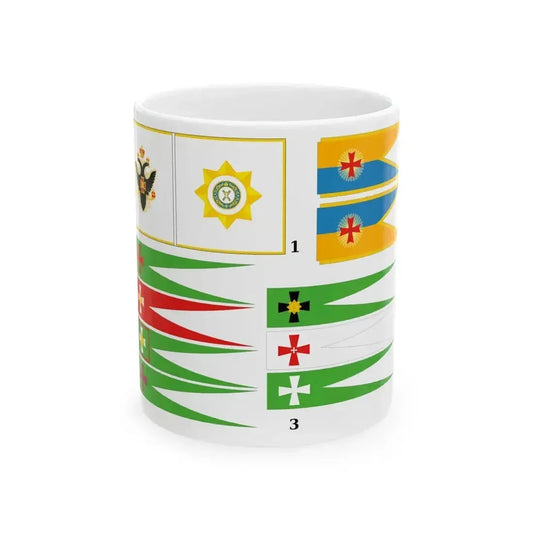 Alex K Chornomorske Kozacke Viysko (Russia) White Coffee Mug 11oz - Go Mug Yourself