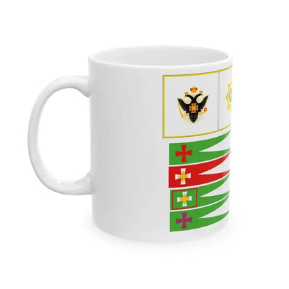 Alex K Chornomorske Kozacke Viysko (Russia) White Coffee Mug - Go Mug Yourself