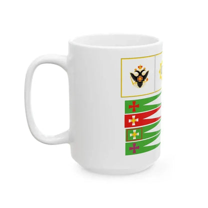 Alex K Chornomorske Kozacke Viysko (Russia) White Coffee Mug - Go Mug Yourself