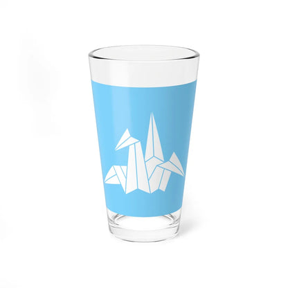 Alex K Hiroshima color (Japan) (Coat of Arms) Pint Glass 16oz 16oz - Go Mug Yourself