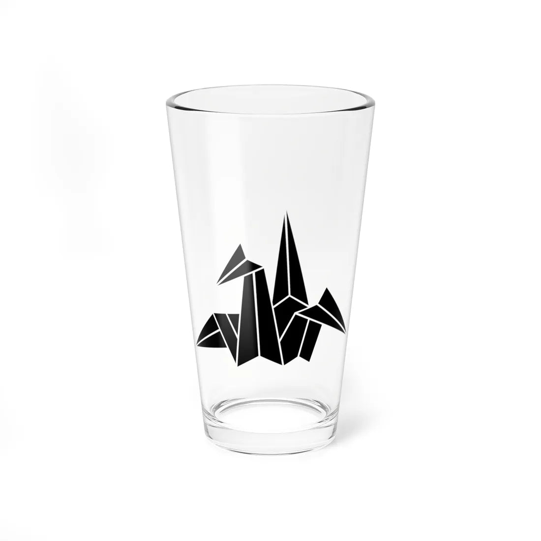Alex K Hiroshima No background and Black color drawing (Japan) (Coat of Arms) Pint Glass 16oz 16oz - Go Mug Yourself
