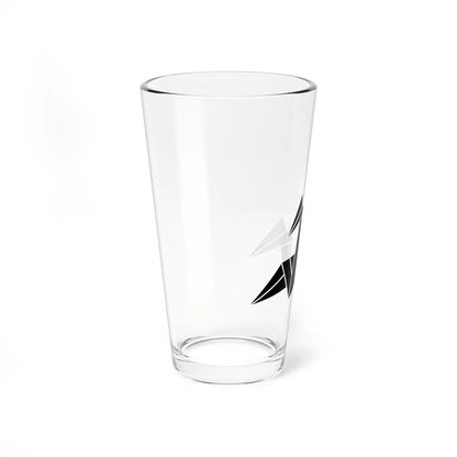 Alex K Hiroshima No background and Black color drawing (Japan) (Coat of Arms) Pint Glass 16oz - Go Mug Yourself