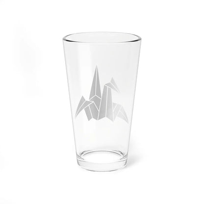 Alex K Hiroshima No background and Black color drawing (Japan) (Coat of Arms) Pint Glass 16oz - Go Mug Yourself
