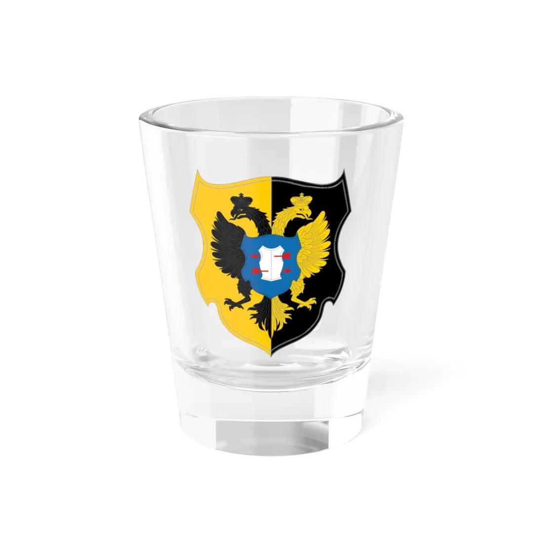 Alex K Rozumovski family (Ukraine) (Coat of Arms) Shot Glass 1.5oz - Go Mug Yourself