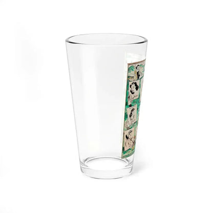 Alex Raymond, Milton Caniff, Ernie Bushmiller, and Others (National Cartoonists Society, c. 1950s) (Magazine Illustration) Pint Glass 16oz - Go Mug Yourself