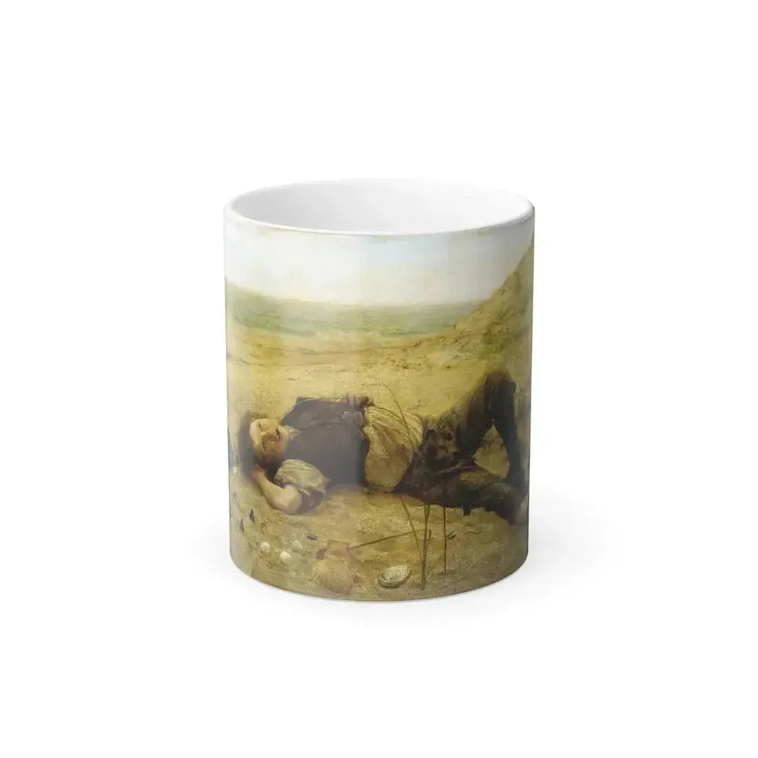 Alexander Harrison (1853-1930) Castles in Spain (Chateaux en Espagne) - Oil on canvas c1882 - Color Changing Mug 11oz 11oz - Go Mug Yourself