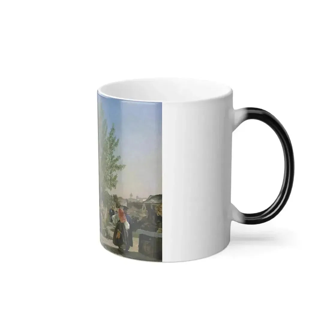 Alexander Ivanovich Morozov (1835-1904) Leaving Church in Pskov - 1864 - Color Changing Mug 11oz - Go Mug Yourself