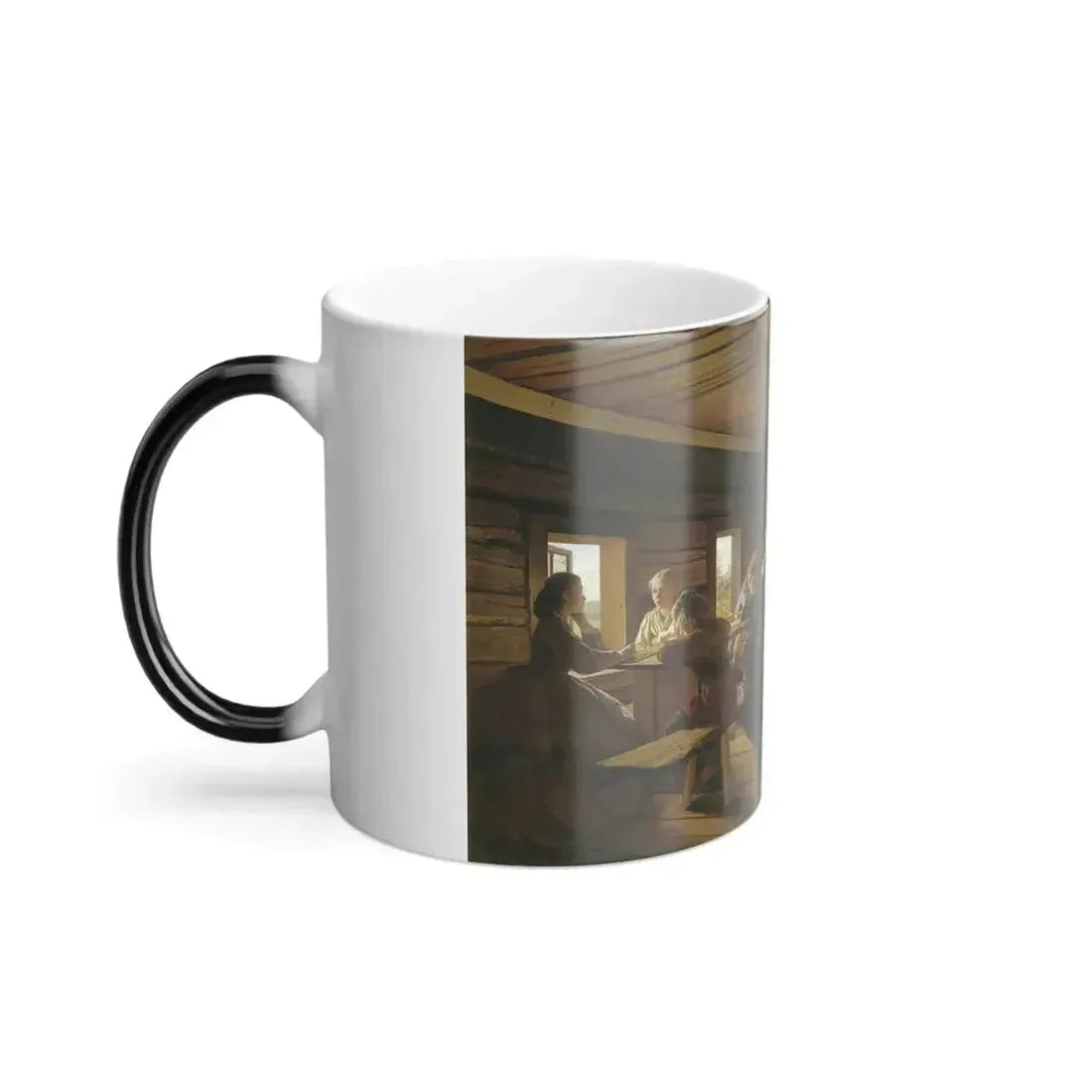 Alexander Ivanovich Morozov (1835-1904) - Rural Free School - 1865 - Color Changing Mug 11oz - Go Mug Yourself