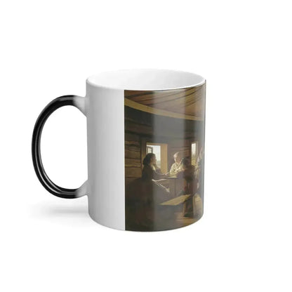 Alexander Ivanovich Morozov (1835-1904) - Rural Free School - 1865 - Color Changing Mug 11oz - Go Mug Yourself