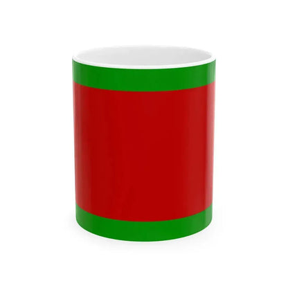 Alexander Lukashenkos proposed flag (Belarus) White Coffee Mug 11oz - Go Mug Yourself