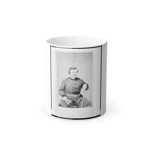 Alexander Mcdowell Mccook, Union General, Three-Quarter Length Portrait, Seated, Facing Front (U.S. Civil War) Color Changing Coffee Mug 11oz Default Title 11oz - Go Mug Yourself