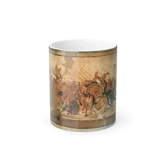 Alexander mosaic - House of the Faun, Pompeii - Color Changing Mug 11oz 11oz - Go Mug Yourself