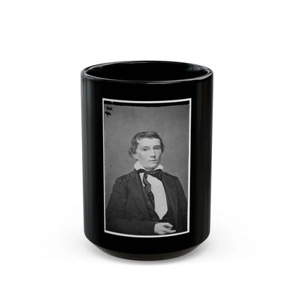 Alexander Stephens C.S.A. (U.S. Civil War) Black Coffee Mug-15oz-Go Mug Yourself