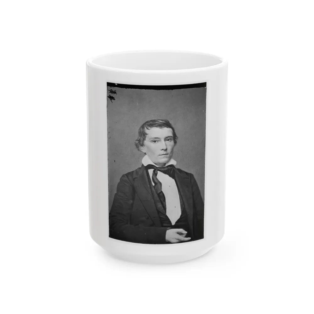 Alexander Stephens C.S.A. (U.S. Civil War) White Coffee Mug-15oz-Go Mug Yourself