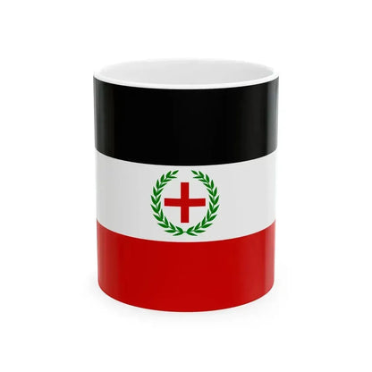 Alexander Ypsilantis flag obverse (Greece) White Coffee Mug 11oz - Go Mug Yourself