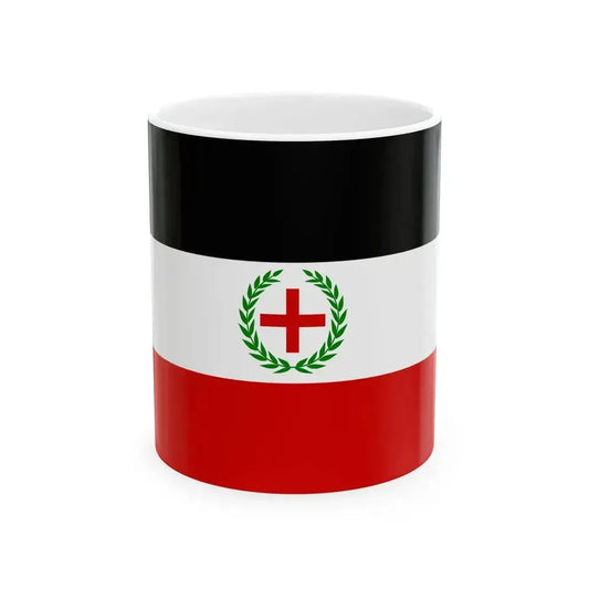 Alexander Ypsilantis flag obverse (Greece) White Coffee Mug 11oz - Go Mug Yourself