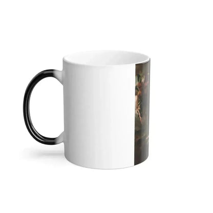 Alexandre Cabanel (1823-1889) The Expulsion of Adam and Eve from the Garden of Paradise - Oil on canvas -0 - Color Changing Mug 11oz - Go Mug Yourself