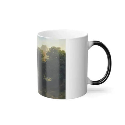 Alexandre Calame (1810-1864) Lake Lucerne - 1851 - Color Changing Mug 11oz - Go Mug Yourself