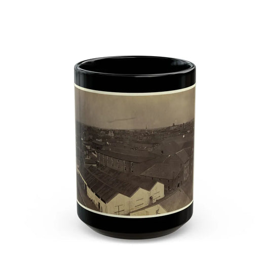 Alexandria From Pioneer Mill, Looking North-West (U.S. Civil War) Black Coffee Mug-15oz-Go Mug Yourself