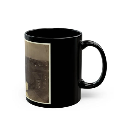 Alexandria From Pioneer Mill, Looking North-West (U.S. Civil War) Black Coffee Mug-Go Mug Yourself