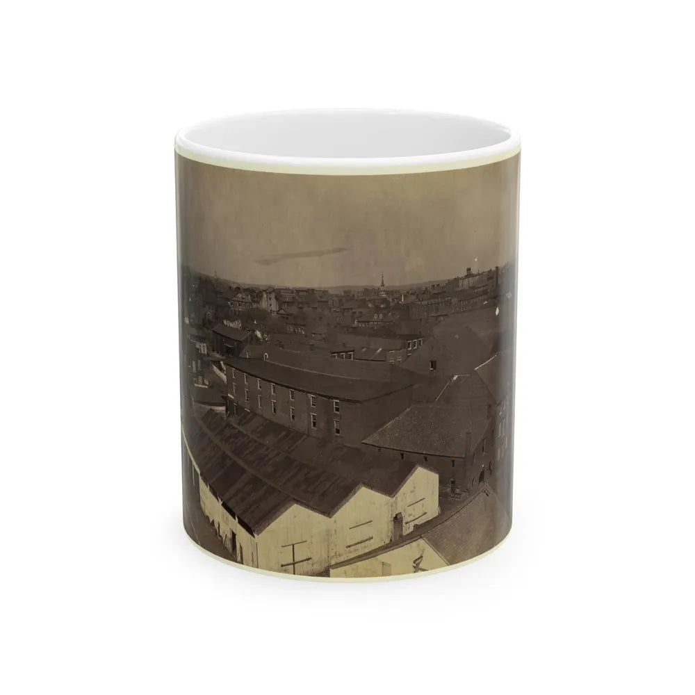 Alexandria From Pioneer Mill, Looking North-West (U.S. Civil War) White Coffee Mug-11oz-Go Mug Yourself