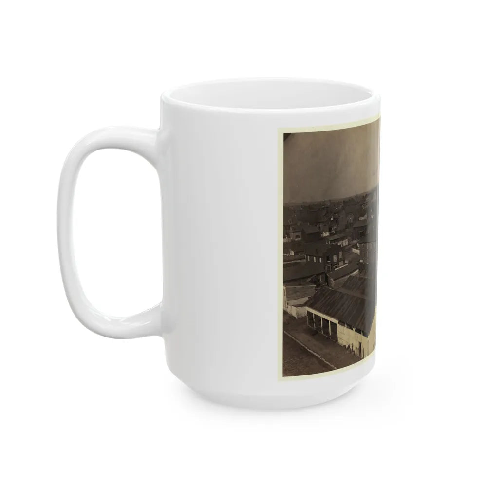 Alexandria From Pioneer Mill, Looking North-West (U.S. Civil War) White Coffee Mug-Go Mug Yourself