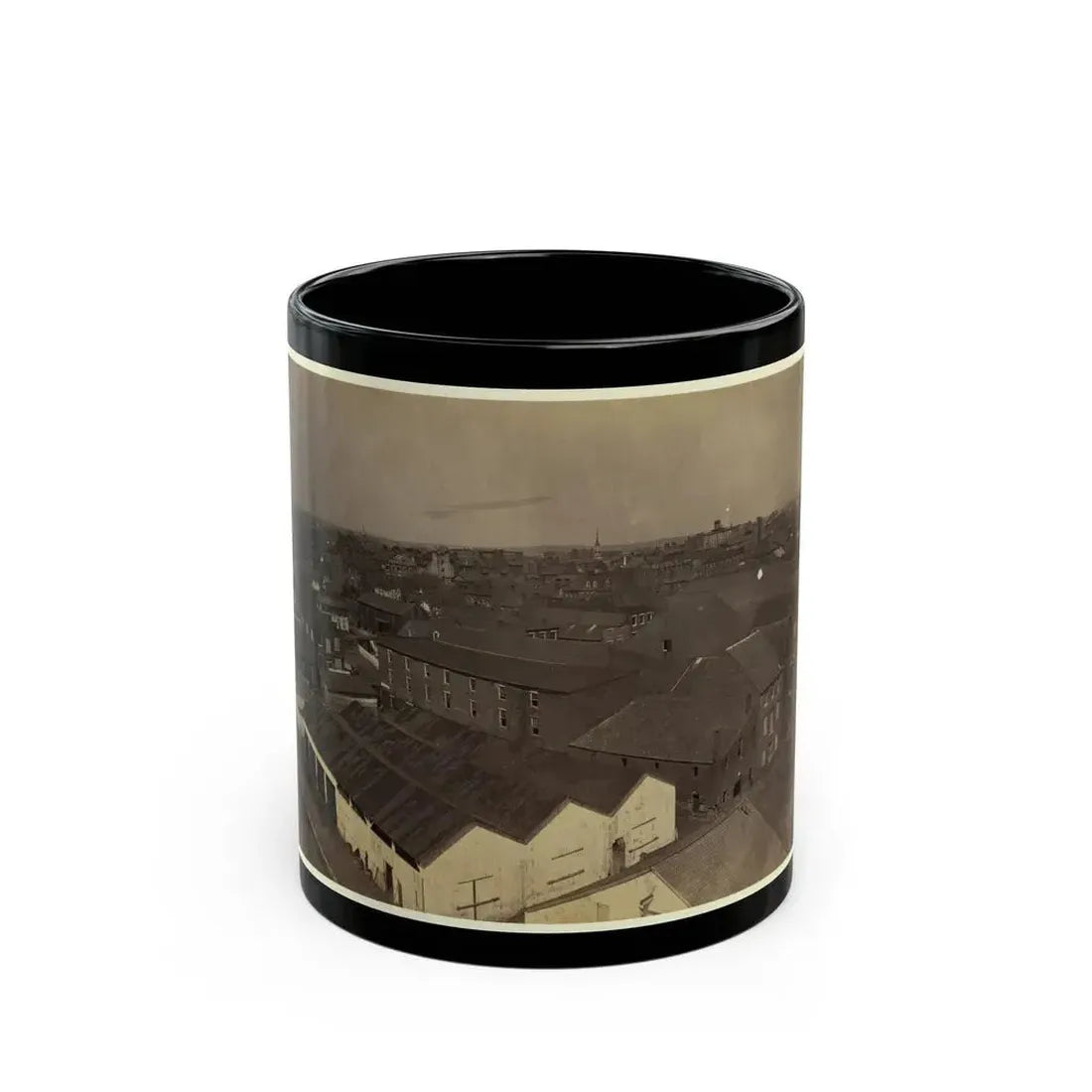 Alexandria From Pioneer Mill, Looking North-West (U.S. Civil War) Black Coffee Mug 11oz - Go Mug Yourself