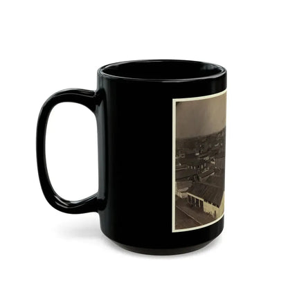 Alexandria From Pioneer Mill, Looking North-West (U.S. Civil War) Black Coffee Mug - Go Mug Yourself