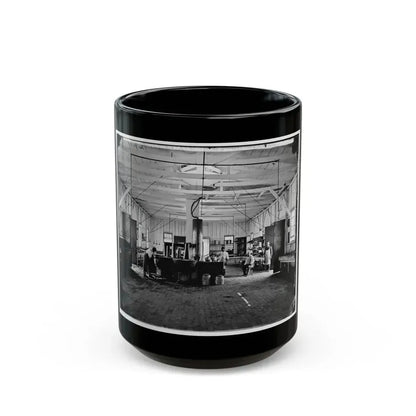 Alexandria, Va.  Cooks In The Kitchen Of Soldiers' Rest (U.S. Civil War) Black Coffee Mug 15oz - Go Mug Yourself