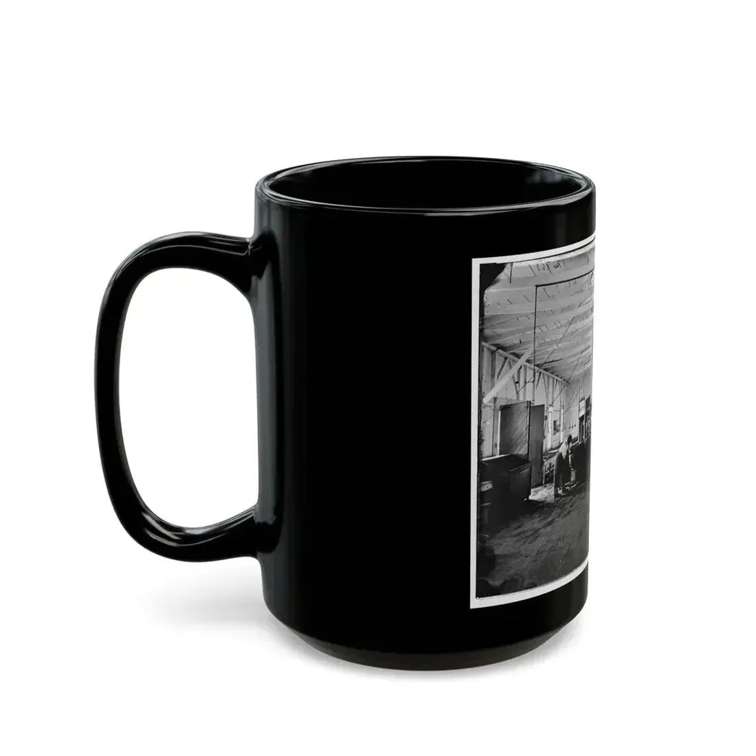Alexandria, Va.  Cooks In The Kitchen Of Soldiers' Rest (U.S. Civil War) Black Coffee Mug - Go Mug Yourself